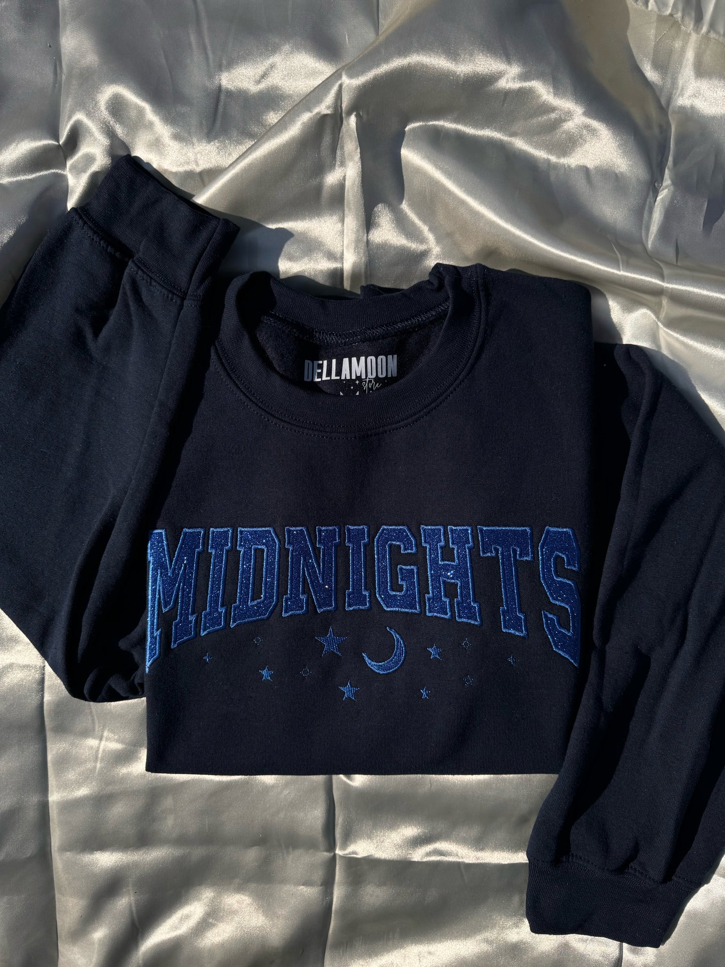 Midnights Glitter Sweatshirt, S | Ready To Ship