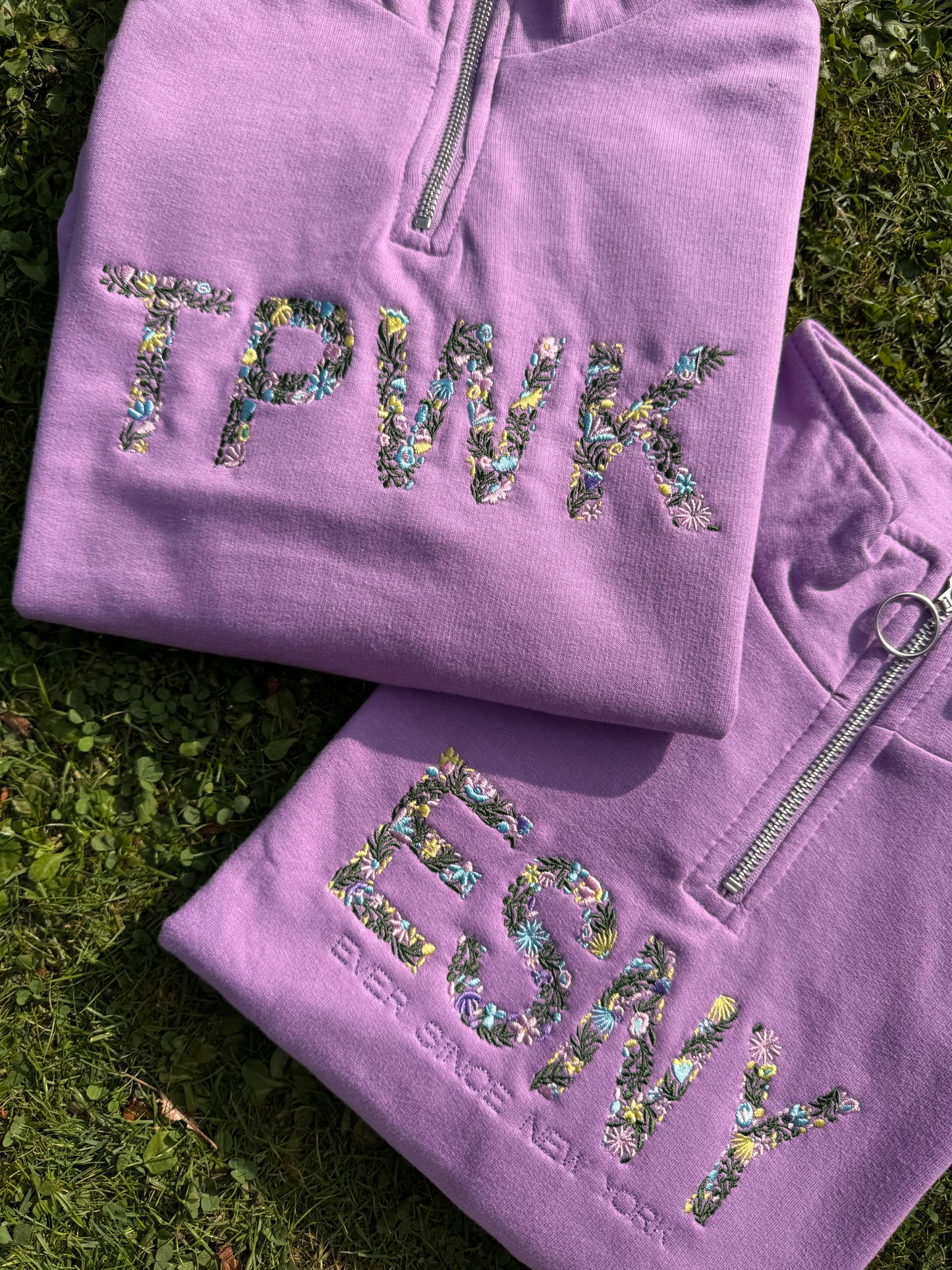 TPWK Cropped Zip Hoodie