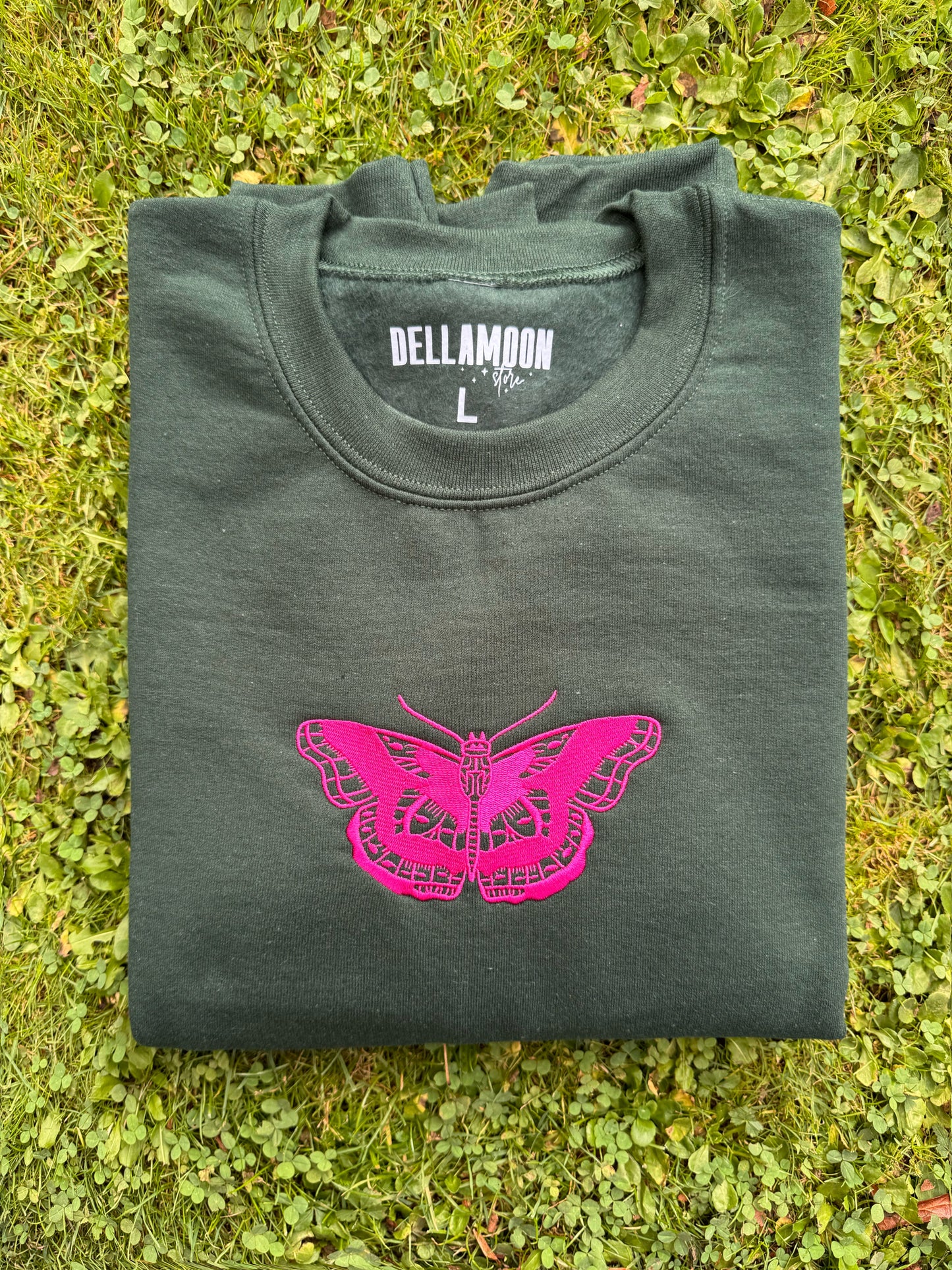 Butterfly Crewneck Green
