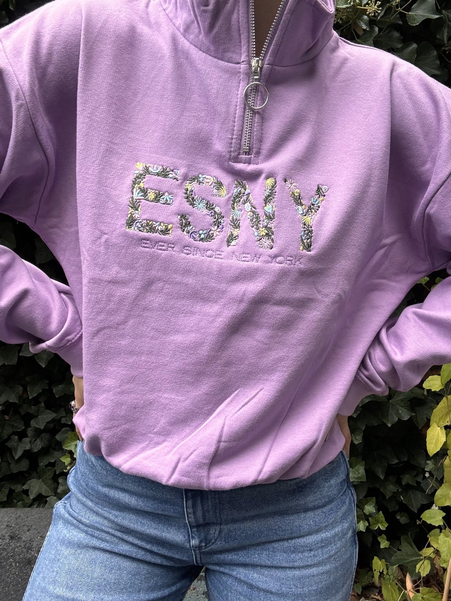 ESNY Cropped Zip Hoodie