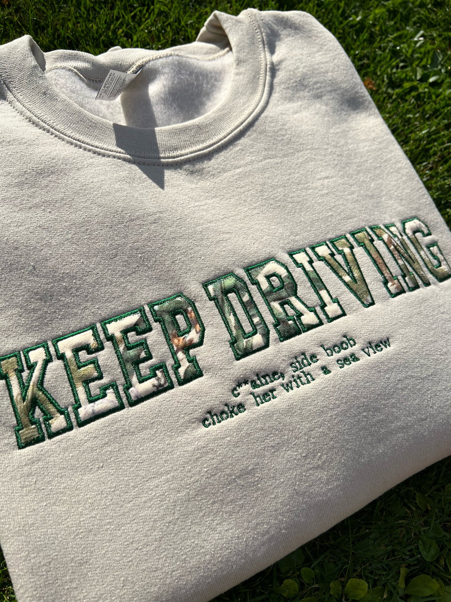 Keep Driving Crewneck