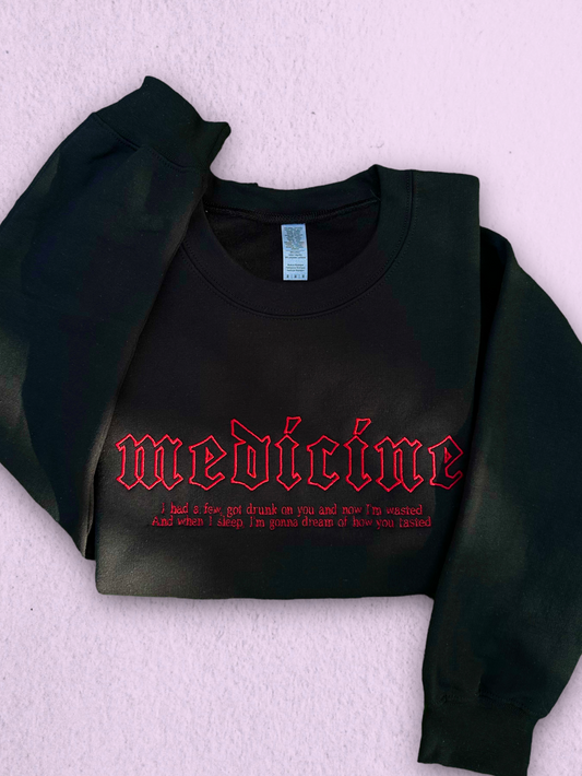 Medicine Crewneck Black