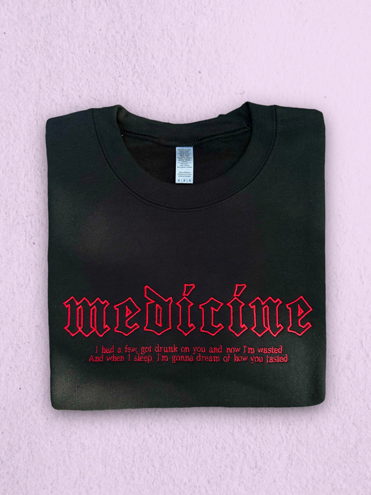 Medicine Crewneck Black