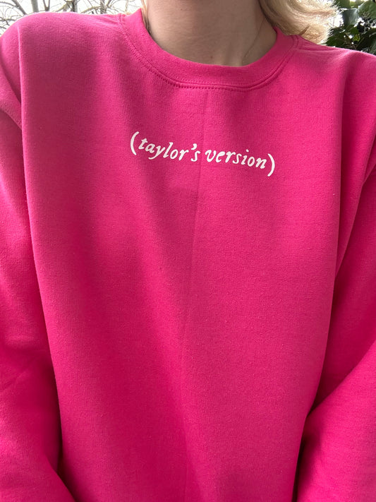 Eras Taylor‘s Verison Sweatshirt / Hoodie / T-Shirt