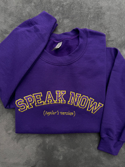 Speak Now Glitter Sweatshirt / T-Shirt / Hoodie