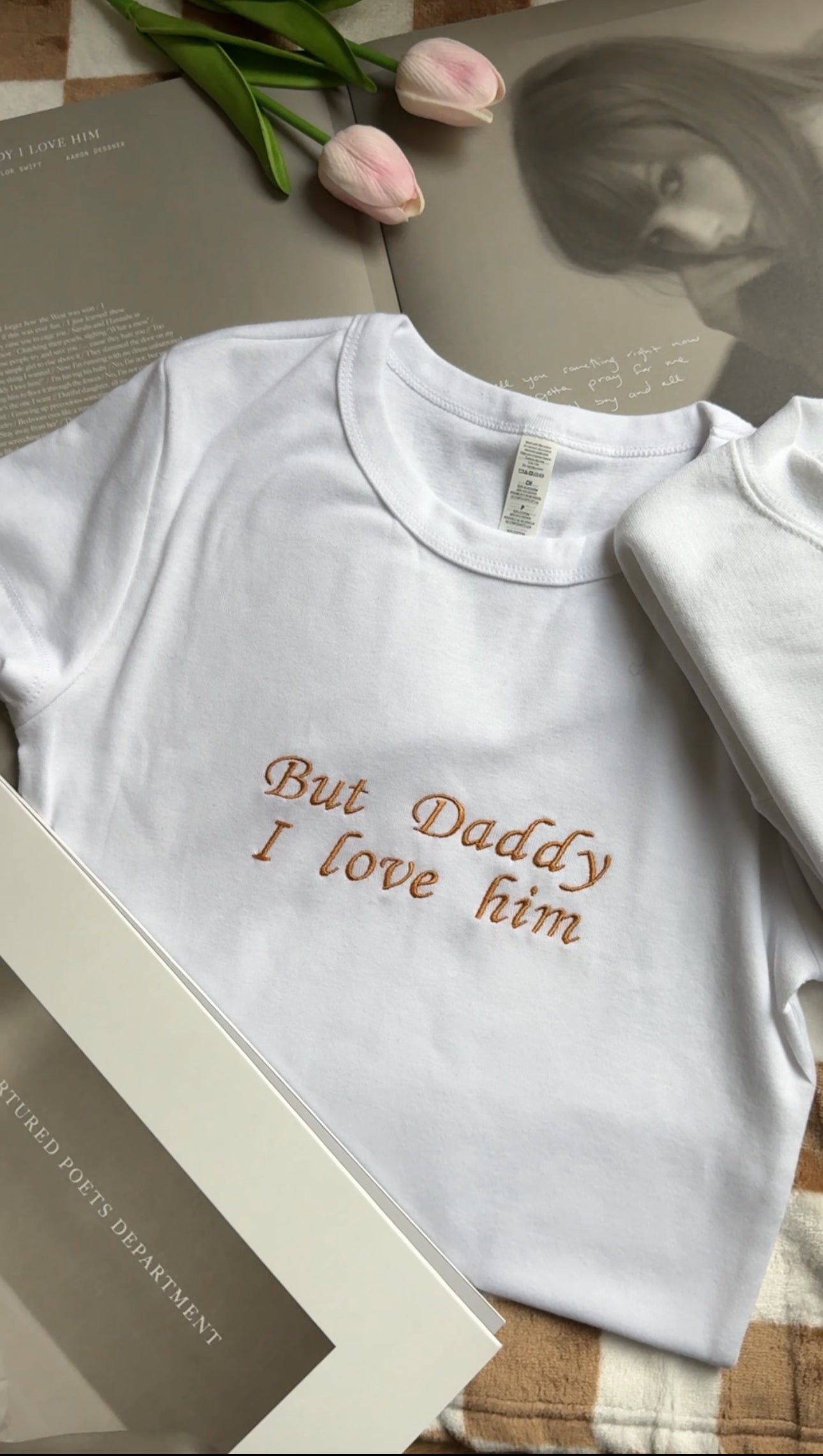 But Daddy I Love Him Cropped T-Shirt / Sweatshirt