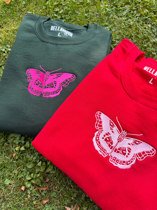 Butterfly Crewneck Red