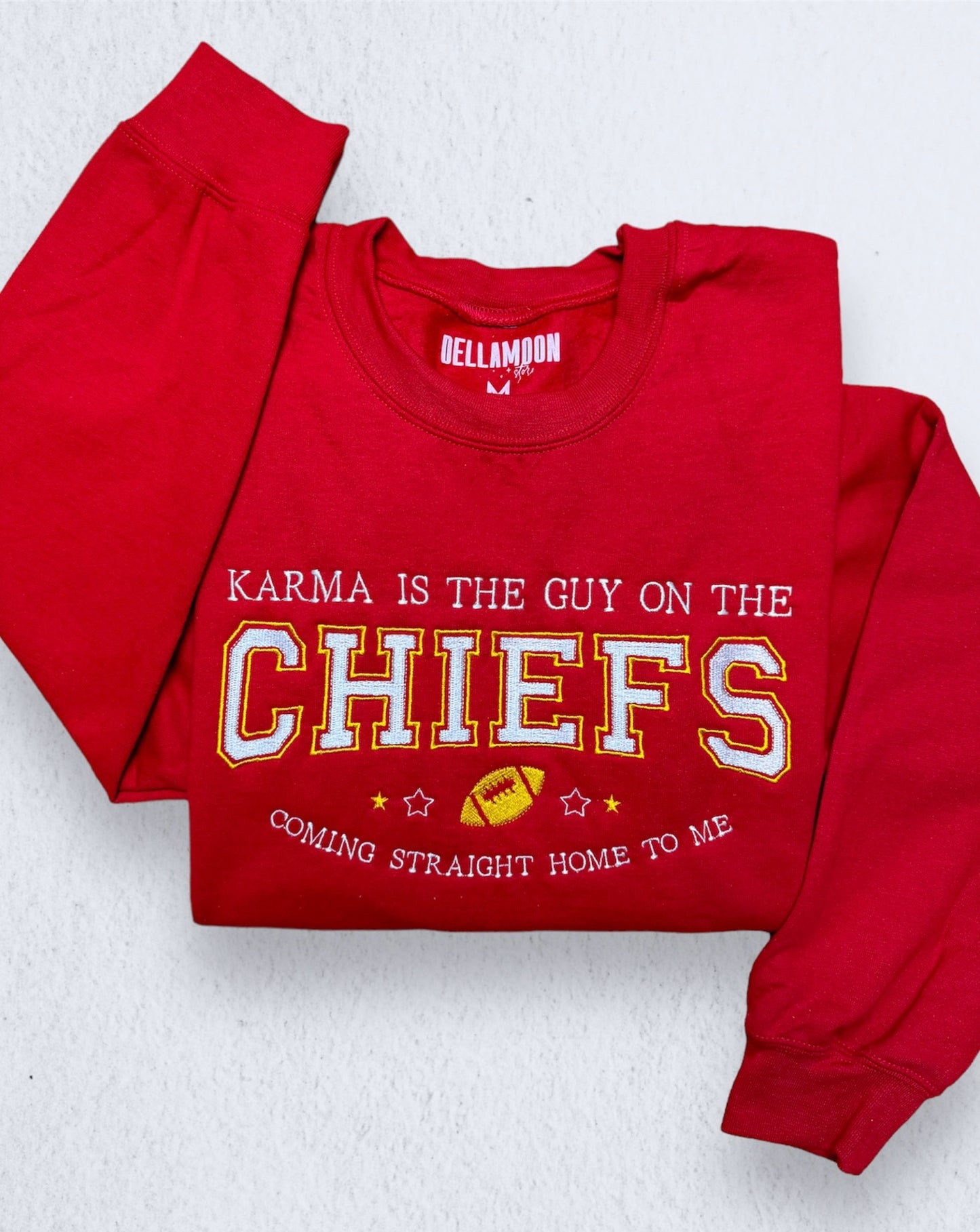 Karma is the guy on the Chiefs Sweatshirt / Hoodie