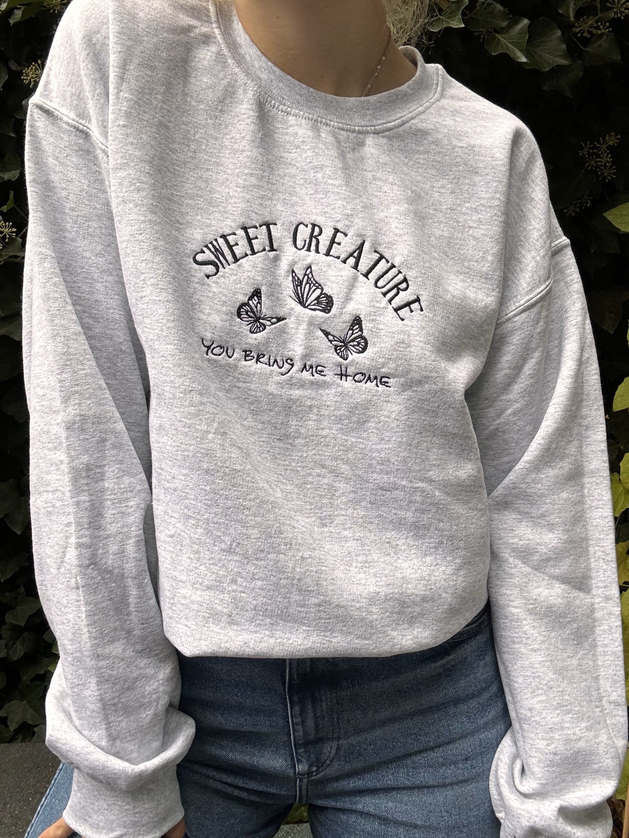 Sweet creature sweatshirt sale