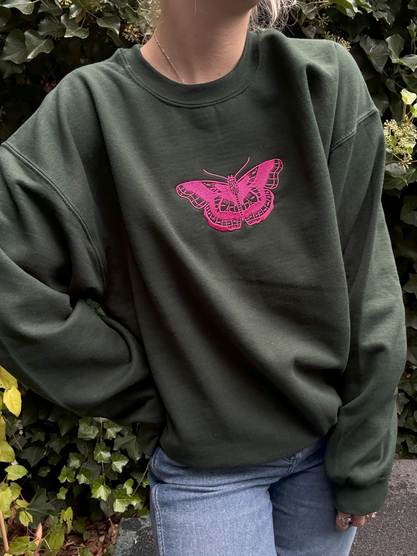 Butterfly Crewneck, L | Ready To Ship