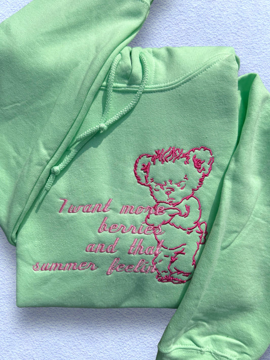 Watermelon Bear Hoodie