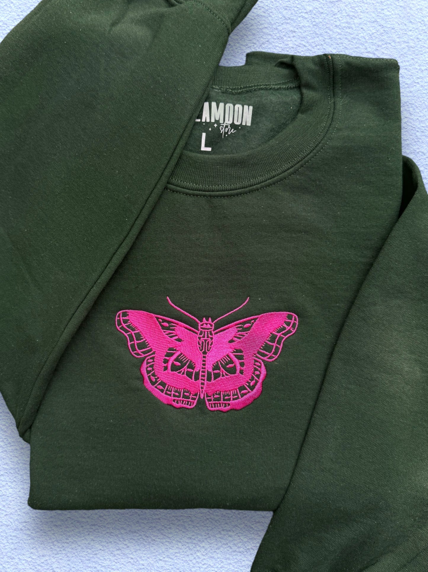 Butterfly Crewneck Green