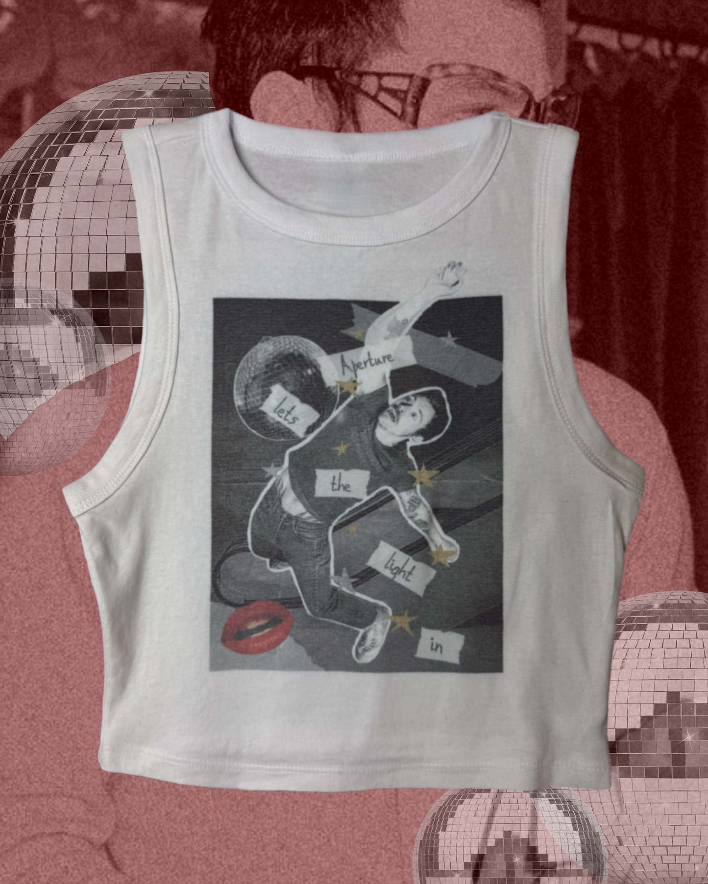 Aperture Crop Top / Sweatshirt